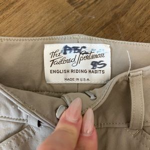 Tailored Sportsman equestrian pants